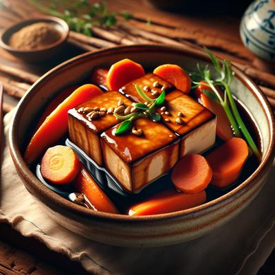 Image of Soy Glazed Tofu and Carrots