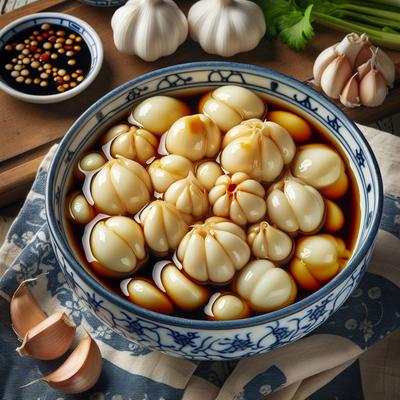 Image of Soy Pickled Garlic
