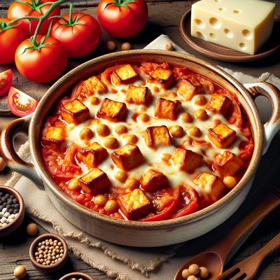 Image of Soya Tomato Cheese Casserole
