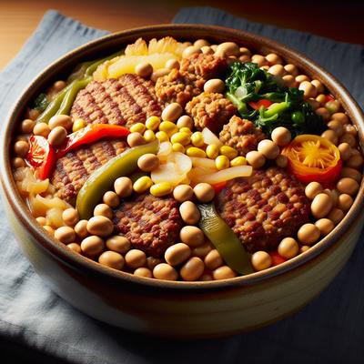 Image of Soybean Hamburger Casserole