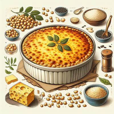 Image of Soybean Rice Cheese Casserole
