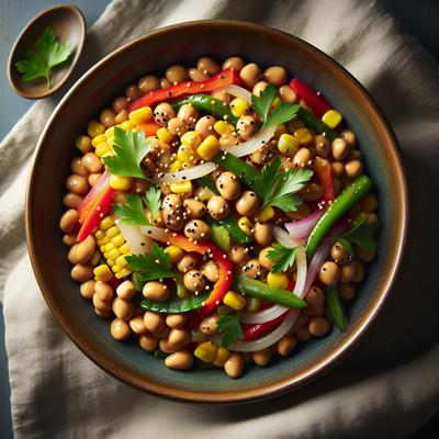 Image of Soybean Succotash with Sesame Ginger Vinaigrette