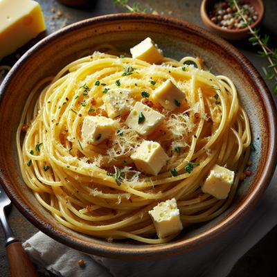 Image of Spaghetti and Browned Butter with Mizythra Cheese