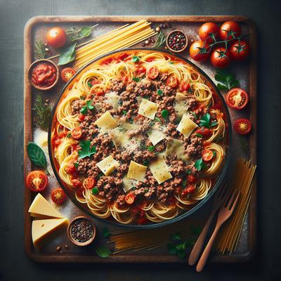 Image of Spaghetti and Mince Casserole