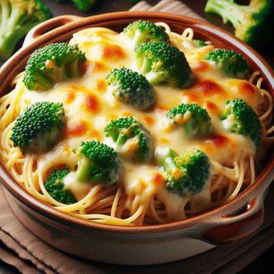Image of Spaghetti Broccoli and Cheese Casserole