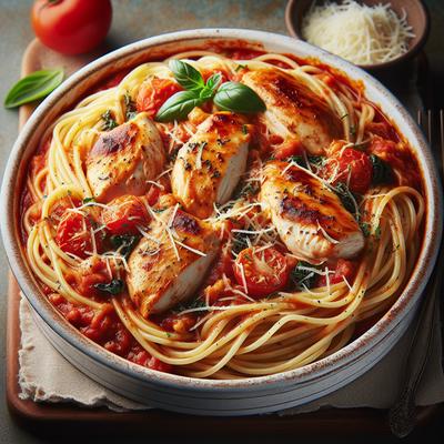 Image of Spaghetti Chicken Bake