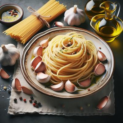 Image of Spaghetti in Olive Oil and Garlic