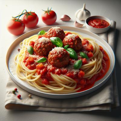 Image of Spaghetti Meatballs Kid Style