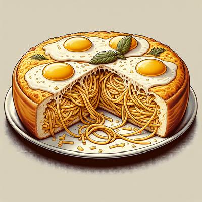 Image of Spaghetti Omelette