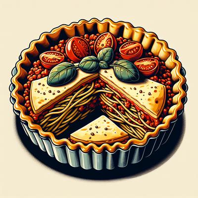 Image of Spaghetti Pie