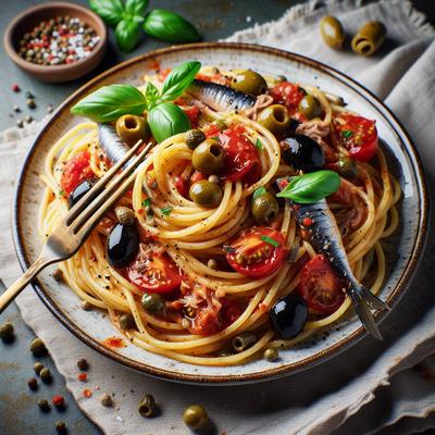 Image of Spaghetti Puttanesca in 25 Minutes