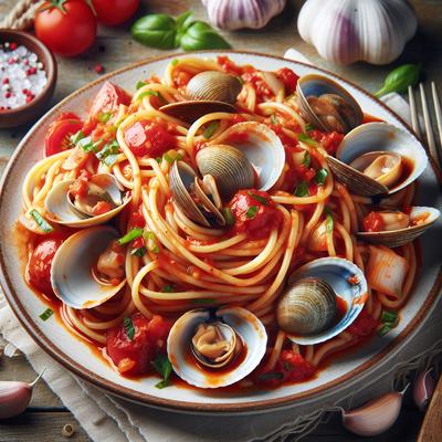 Image of Spaghetti Red Clam Sauce