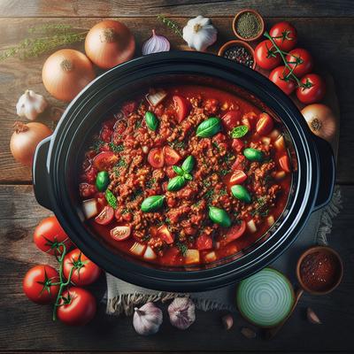 Image of Spaghetti Sauce Crock Pot