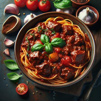 Image of Spaghetti Sauce with Meat Slow Method