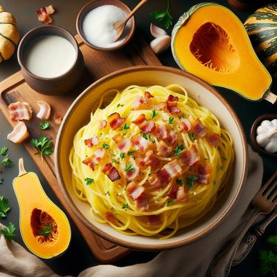 Image of Spaghetti Squash Carbonara Diabetic
