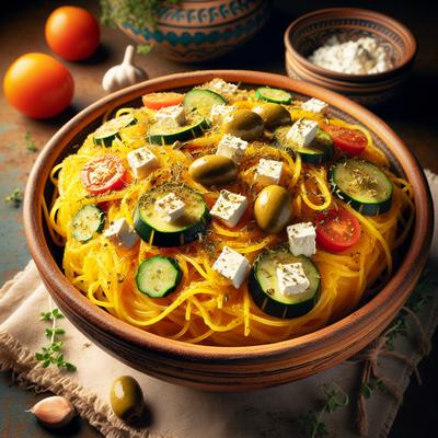Image of Spaghetti Squash Greek Style