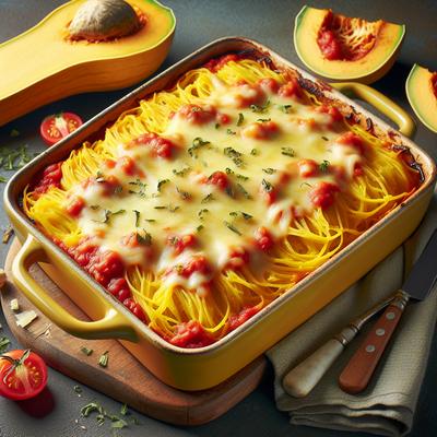 Image of Spaghetti Squash Lasagna Casserole Low Carb