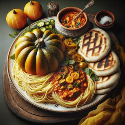 Image of Spaghetti Squash Pitas Ragu