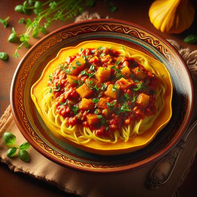 Image of Spaghetti Squash Spaghetti Ragu