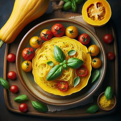 Image of Spaghetti Squash with Tomatoes Basil
