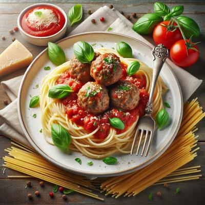 Image of Spaghetti Stuffed Meatballs
