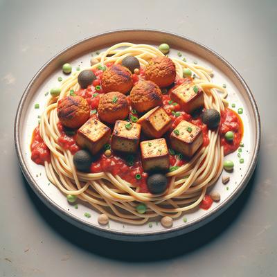 Image of Spaghetti Tofu Meatballs