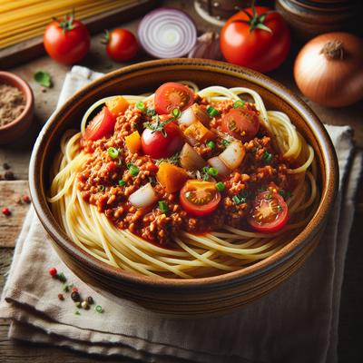Image of Spaghetti with Best Ever Bolognese Sauce