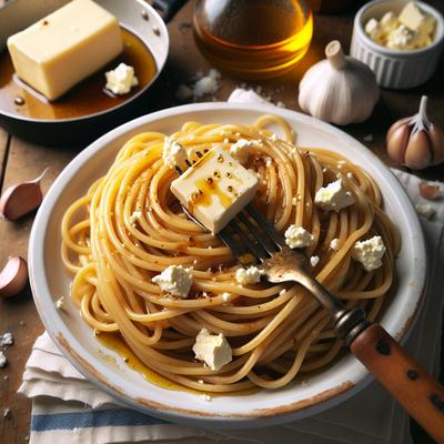 Image of Spaghetti with Brown Butter and Feta