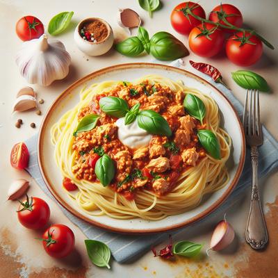 Image of Spaghetti with Chicken Bolognese Sauce