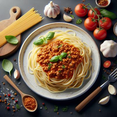 Image of Spaghetti with Chicken Mince Sauce