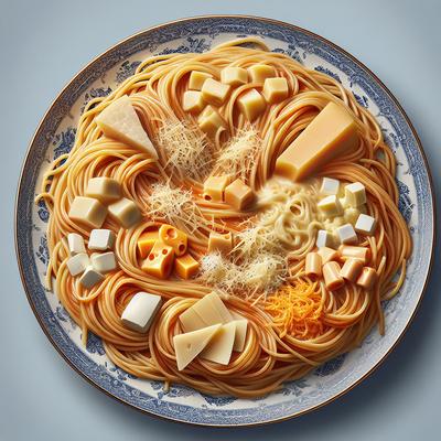 Image of Spaghetti with Four Kinds of Cheese
