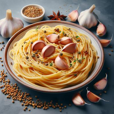 Image of Spaghetti with Garlic and Cumin