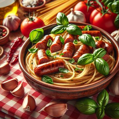 Image of Spaghetti with Italian Sausage