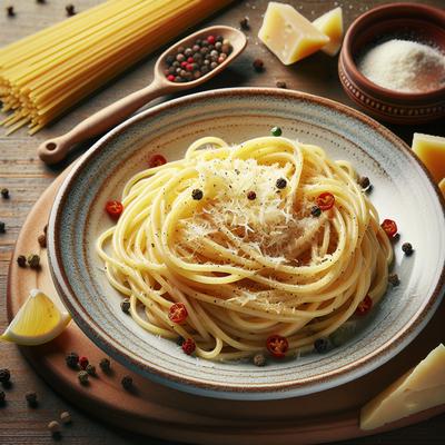 Image of Spaghetti with Pecorino and Pepper