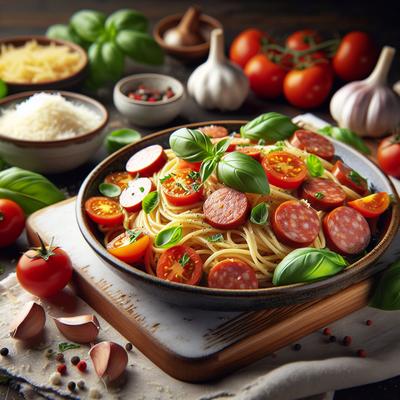 Image of Spaghetti with Smoked Sausage