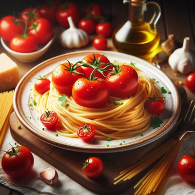 Image of Spaghetti with Summer Tomatoes