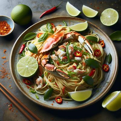 Image of Spaghettini with Crab Lime Chilli