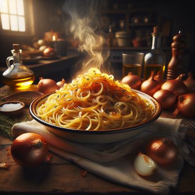 Image of Spaghettini with Smothered Onions