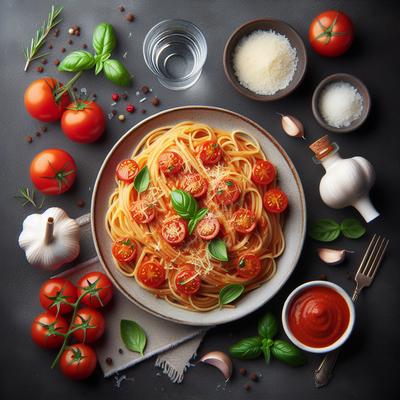 Image of Spaghettini with Tomato Vodka Sauce