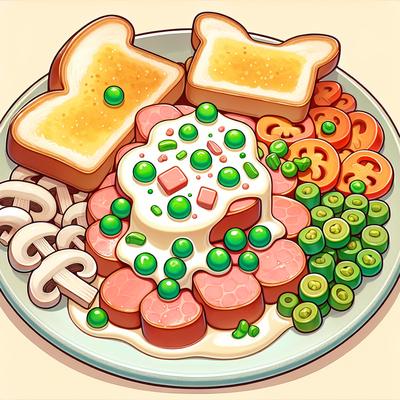 Image of Spam a La King