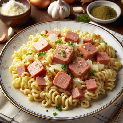 Image of Spam and Noodles Romanoff