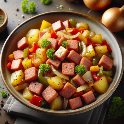 Image of Spam and Vegetable Hash