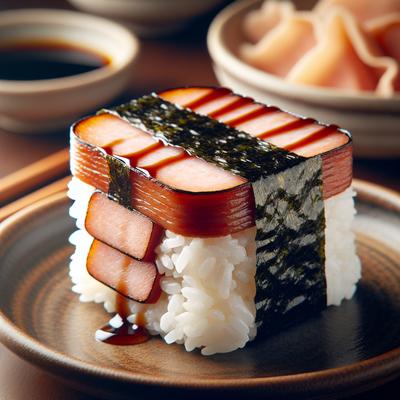 Image of Spammed Sushi Musubi