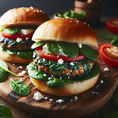 Image of Spanakopita Burgers