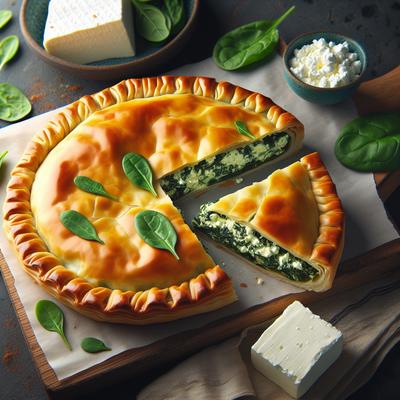 Image of Spanakopita Spinach and Cheese Pie