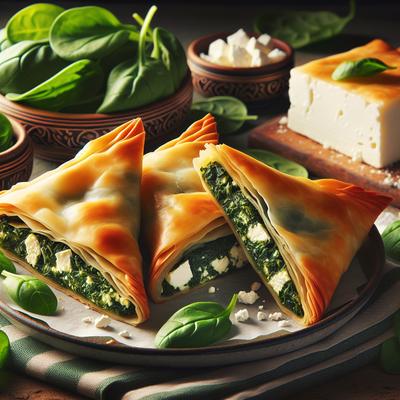 Image of Spanakopita Triangles