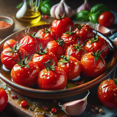 Image of Spanish Baked Cherry Tomatoes