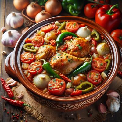 Image of Spanish Chicken Crock Pot