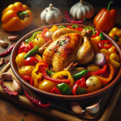 Image of Spanish Chicken with Peppers