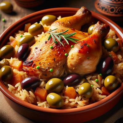 Image of Spanish Chicken with Rice and Olives